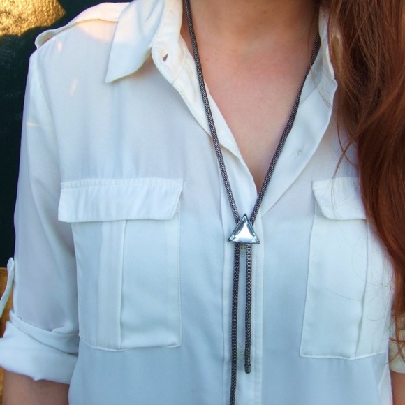 Vintage Tiger’s Eye Bolo Tie - Picture 7 of 8